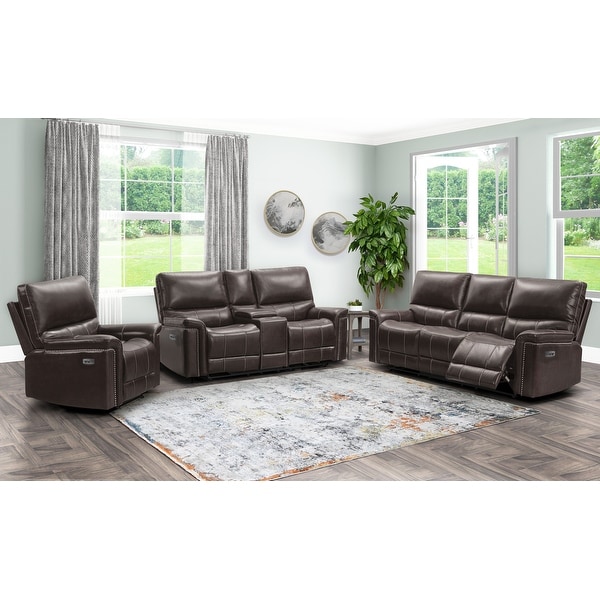 Abbyson Cranbury Power Reclining 3 Piece Set. Opens flyout.