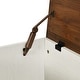 preview thumbnail 21 of 20, Moasis L-Shaped Corner Bench Seating with Wooden Storage Chest and Hidden Storage