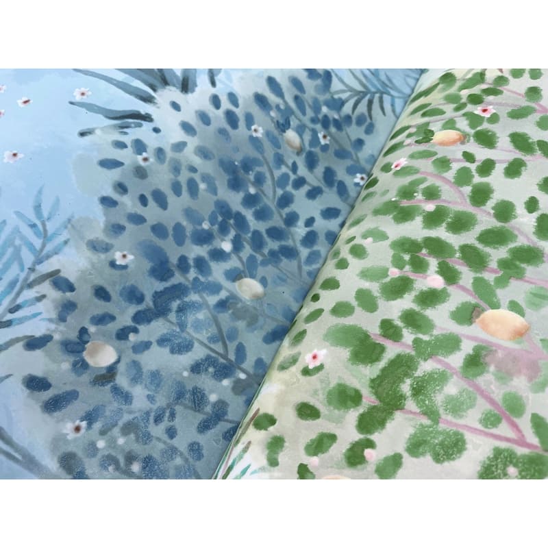 Montgeron Vinyl Orchard Wallpaper 20.5 in x 33 ft = 56 sq ft