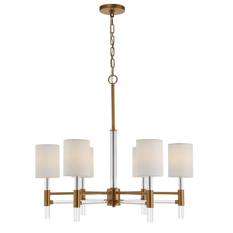 Uttermost 21380 Welkin 6 Light 30" Wide Chandelier