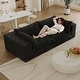 preview thumbnail 94 of 147, Modular Sectional Sofa Corduroy Upholstered Sleeper Sofa Convertible Cloud Accent Couch Deep Seat Chaise Lounge, DIY Combination