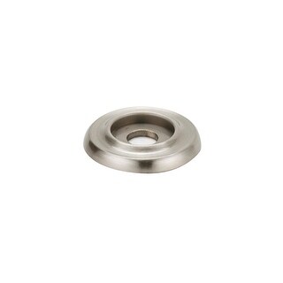 Alno Traditional 1 Inch Diameter Cabinet Knob Backplate with Beveled