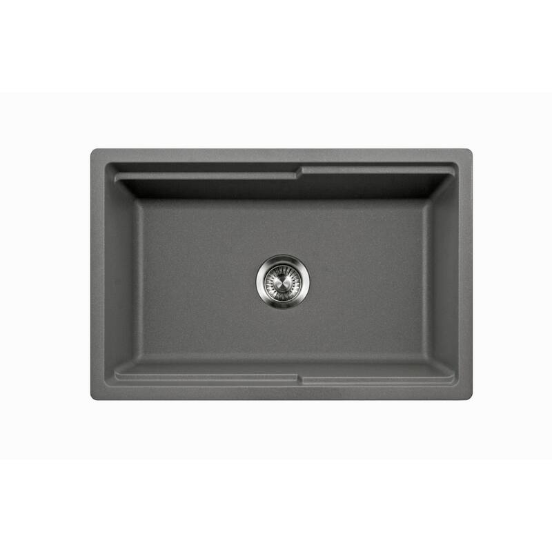 Houzer W-130-C Quartztone 30" Farmhouse Single Basin Granite Composite