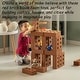 preview thumbnail 3 of 5, Construction Stacking Building Red Brick Block, Rectangle Foam Kids Pretend Play Creativity Toy, 25 Pack