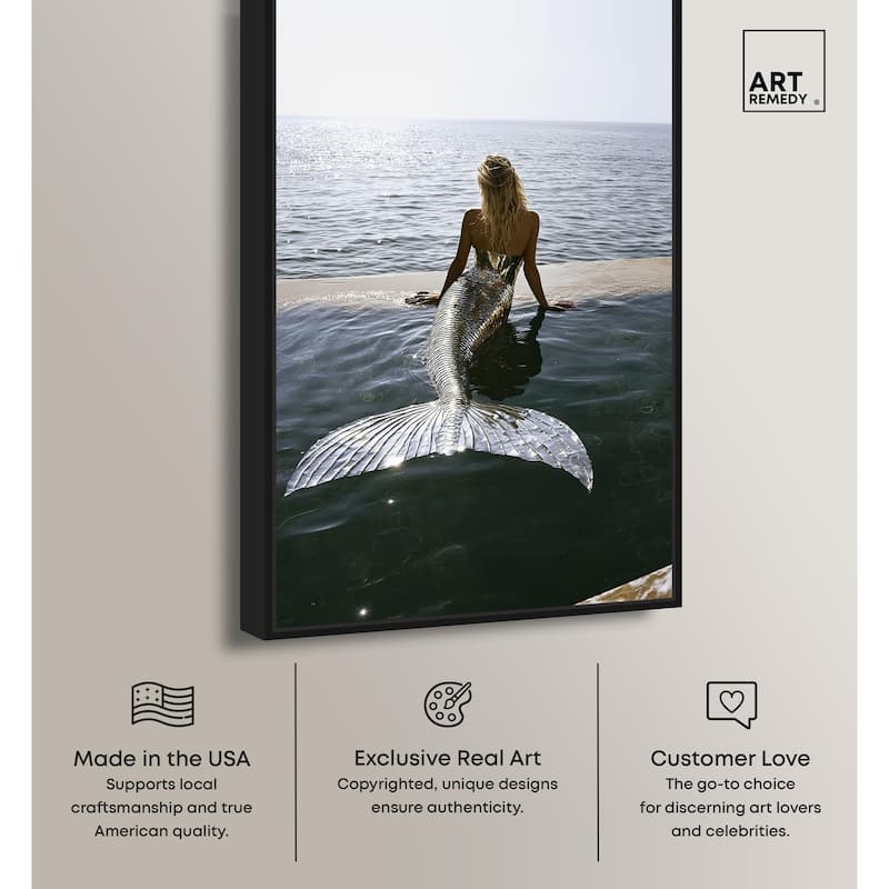 Mermaid Noon Canvas by Art Remedy