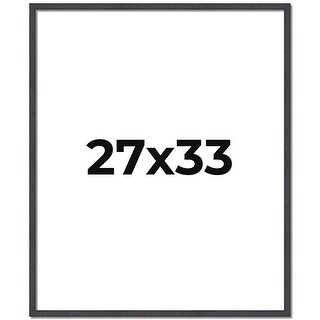 27x33 Frame Brown Picture Frame - Complete Modern Photo Frame Includes ...