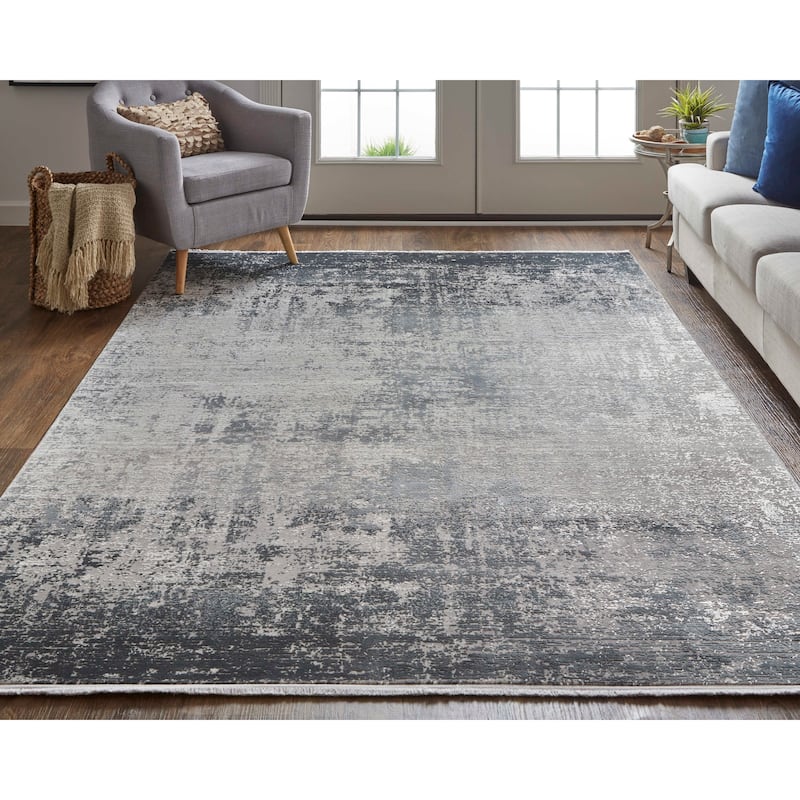 Grand Bazaar Lindstra Machine Made Abstract Modern Area Rug