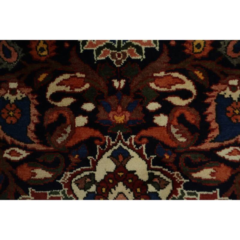Hand Knotted Oriental 100% Wool Carpet Traditional Floral Red Bakhtiari Area Rug - 13' 1'' X 9' 9''