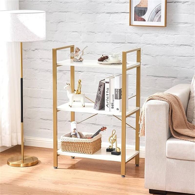 3 Tier Bookshelf Organizer - 13.58"D x 24.21"W x 37"H