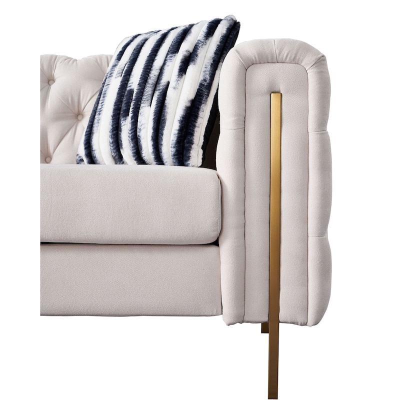 Chesterfield Modern Tufted Velvet Living Room Sofa