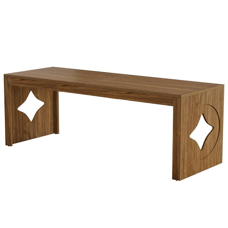 6.56 ft Long Conference Table, 78.74" Modern Meeting Seminar Table