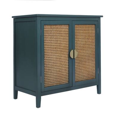 2 Door Rattan Cabinet