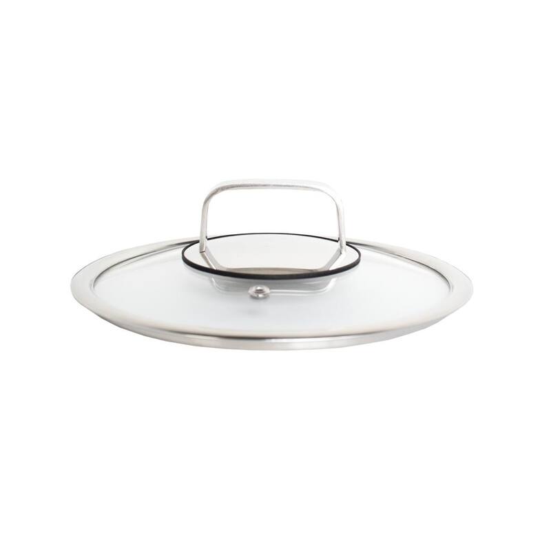 DiamondClad Hybrid Nonstick Stainless Steel Fry Pan Lid Cookware Set