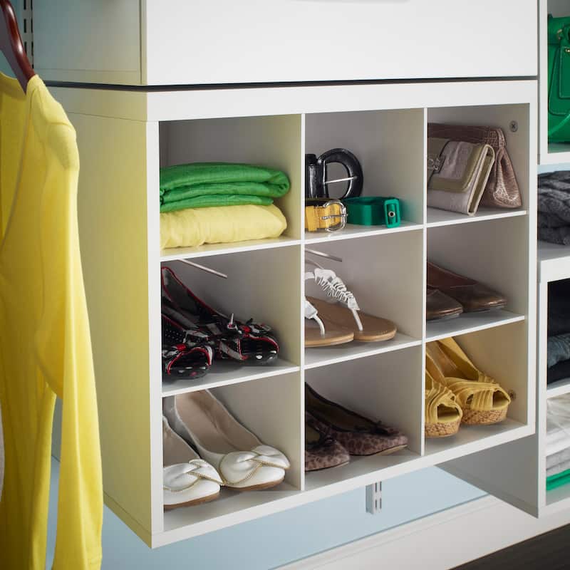 ClosetMaid ShelfTrack Elite 9 Slot Closet Organizer