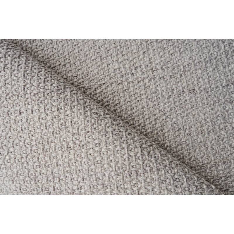 EXQUISITE RUGS Gamma Indoor/Outdoor Flatweave PET yarn Beige Area Rug.
