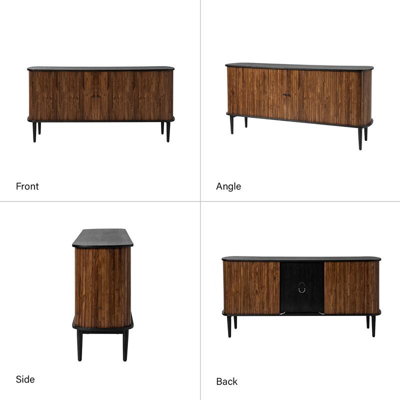 Franz Modern 63"Wide Sideboard with adjustable shelf by HULALA HOME