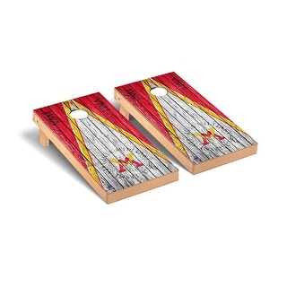 Virginia Military Keydets Triangle Cornhole Board Set