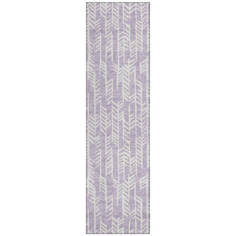 Machine Washable Indoor/ Outdoor Chantille Modern Arrows Rug