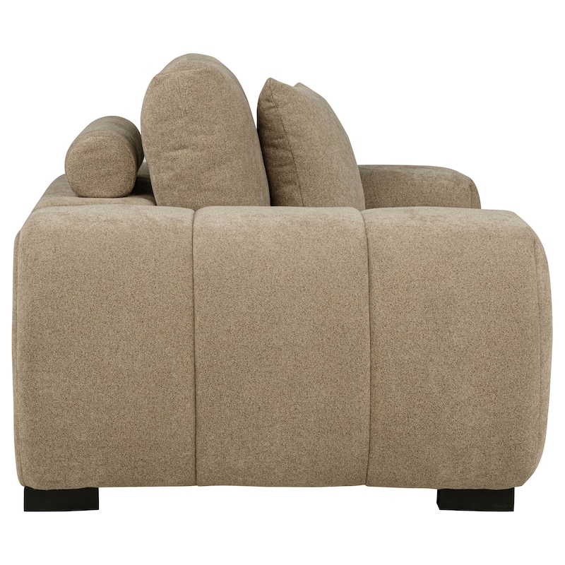 Octavia Upholstered Track Arm Accent Chair - 54.75" x 41"x 35.5"