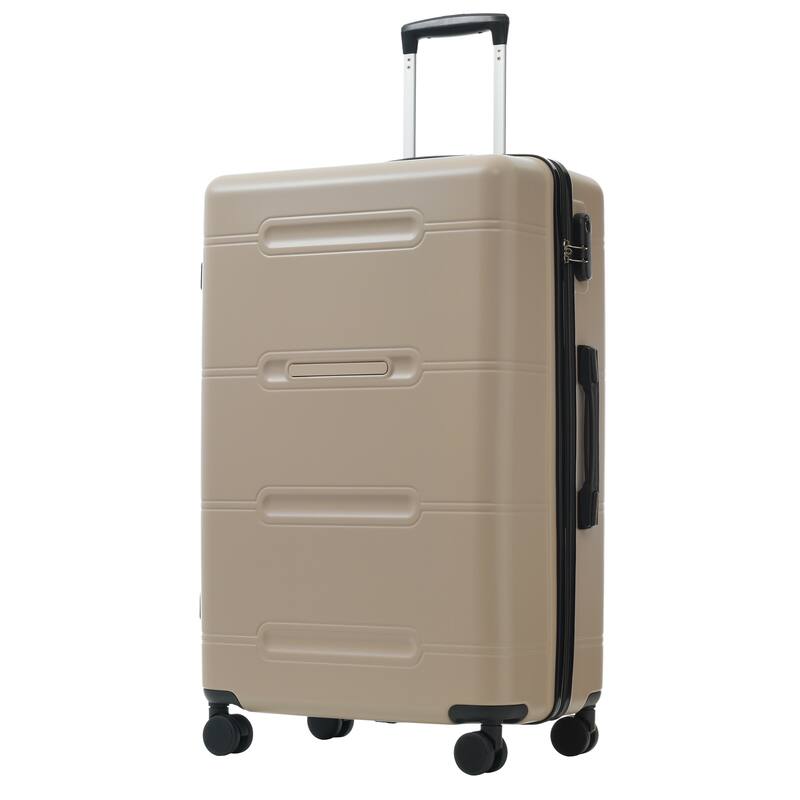 6 Piece Luggage Set, with Double Spinner Wheels Handle Password Lock, 14 IN Cosmetic Case 20/24/28 IN Luggages with Bag