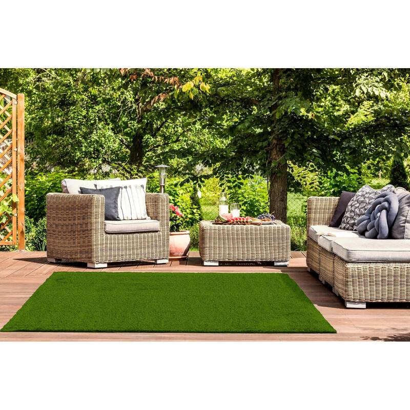 ECARPETGALLERY Faux Grass Indoor/Outdoor Rug