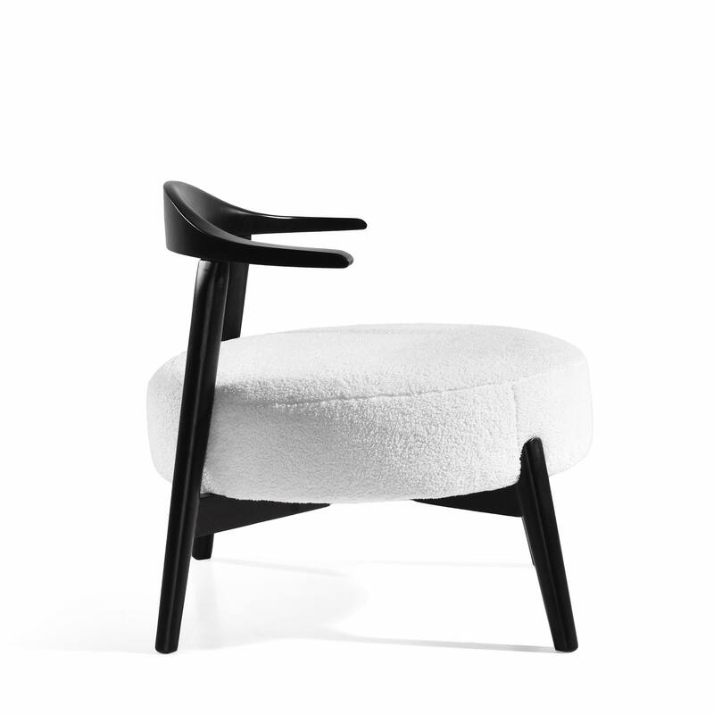 Modern Accent Chair - Natural Birch, All-Day Comfort
