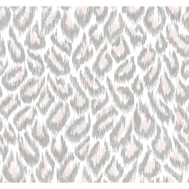 A-Street Prints Electra Blush Leopard Spot String Wallpaper