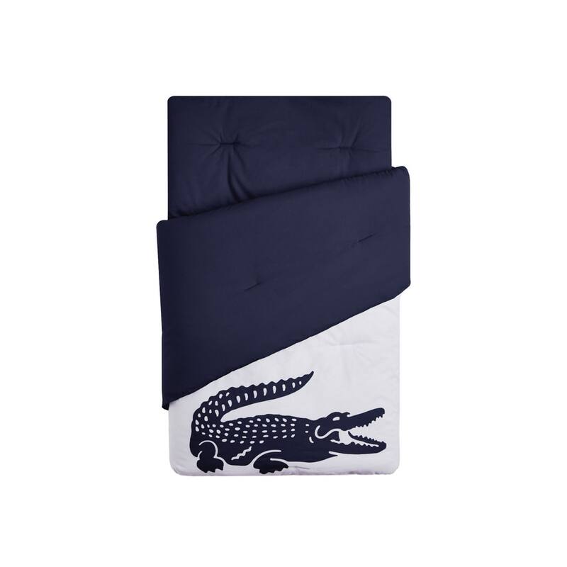 Lacoste Standard Cotton Reversible 4 Piece Comforter Set