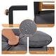 preview thumbnail 16 of 32, 4 Pieces Outdoor Furniture Sofa for 5 Person Conversation Set