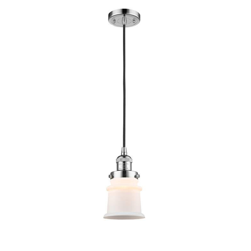 Innovations Lighting Franklin Restoration Canton - 1 Light 5" Cord Hung Mini Pendant