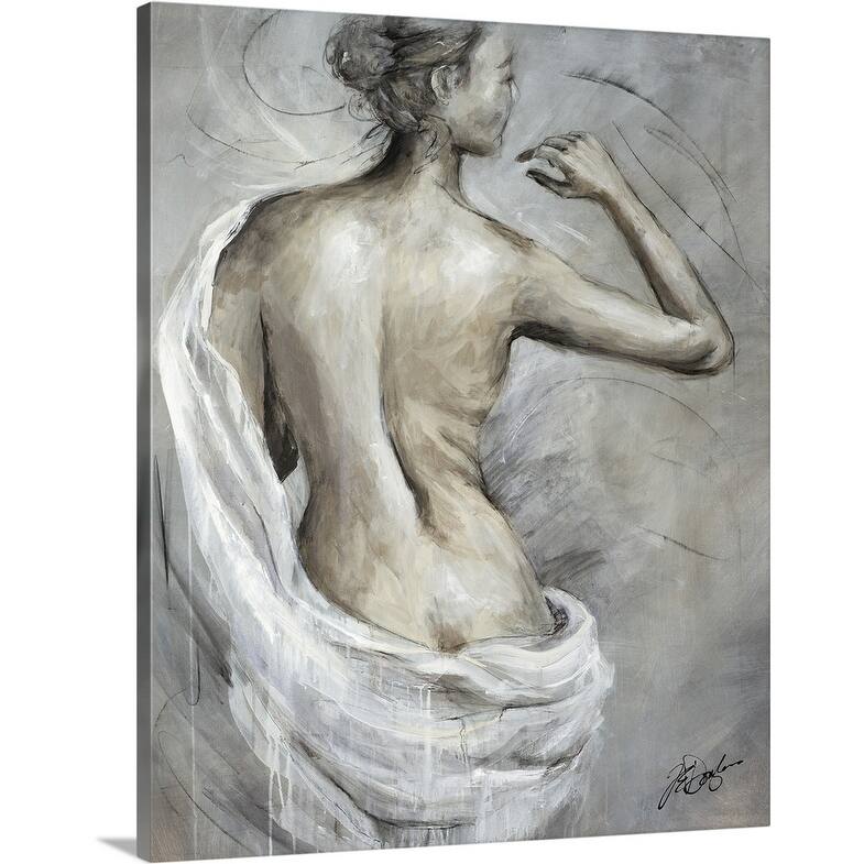 "The White Drape I" Canvas Wall Art