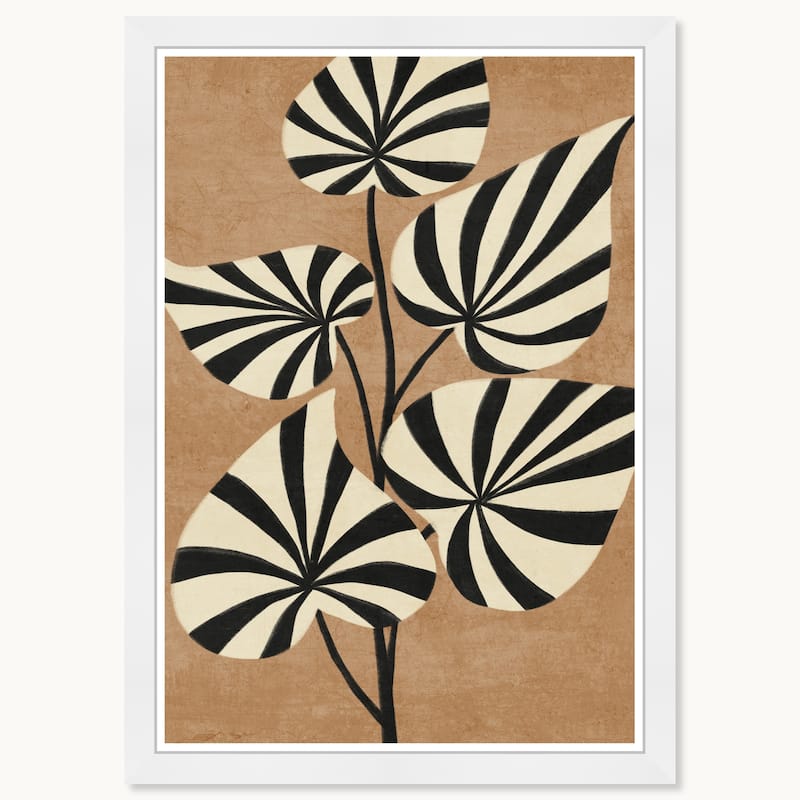 Wynwood Studio Flora Minimalist Ii Framed Boho Minimalist Abstract Prints - 15 x 21 - White