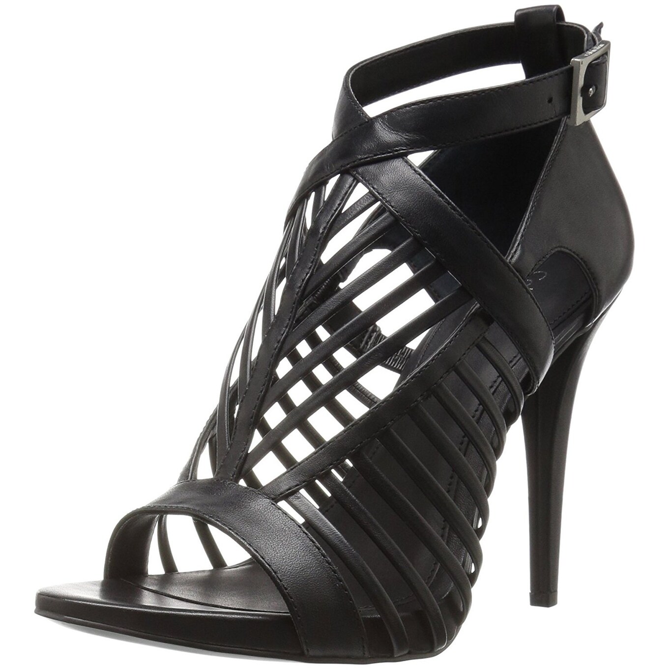 calvin klein black and white pumps