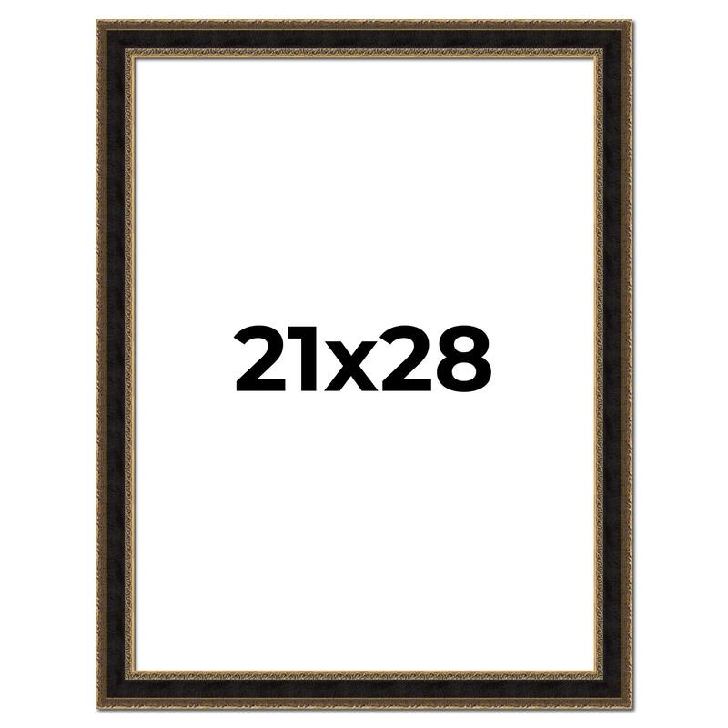 21x28 Frame Gold Antique Vintage Sold Wood Picture Frame | 1.75 Inch