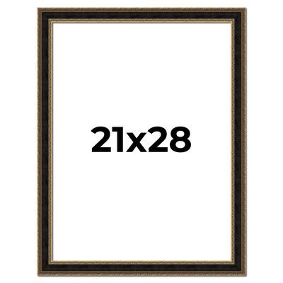 21x28 Frame Gold Antique Vintage Sold Wood Picture Frame | 1.75 Inch