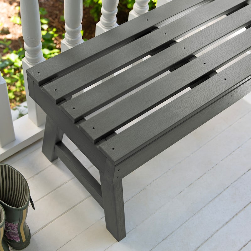 HIGHWOOD Weatherly 4-foot Eco-friendly Synthetic Wood Picnic Bench