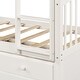 preview thumbnail 16 of 15, Elegant Twin-Over-Twin Bunk Bed with Trundle & Drawers - Stylish,Safe,&Versatile for Kids' Bedrooms