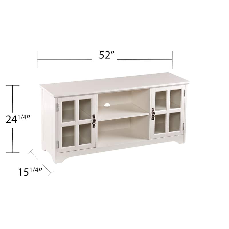 SEI Furniture Easton White Media TV Stand for TV's up to 50"