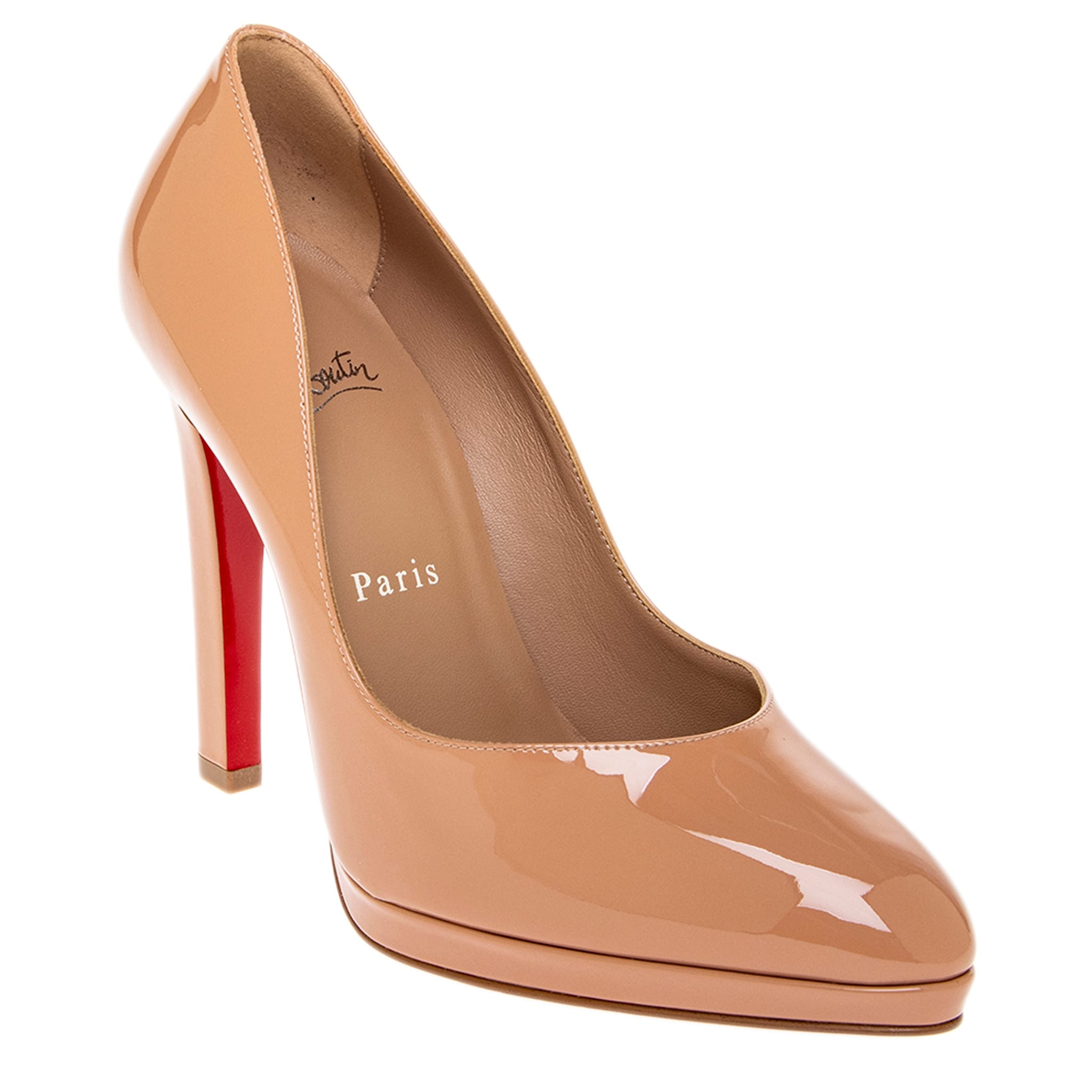 Beige Christian Louboutin Women's Designer Heels - Overstock