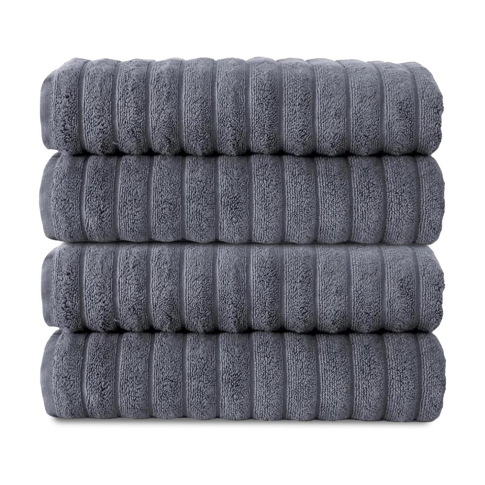 Brampton Turkish Cotton 4 Piece Bath Towels Set Heavyweight 27x54"
