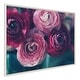 preview thumbnail 25 of 31, Sylvie Pink Flower Bouquet Framed Canvas Wall Art, Gold 18 x 24 28x38 - Plastic - White