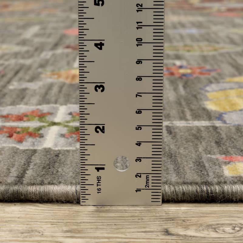 Style Haven Lawson Classic Bohemian Wool Fringe Edge Area Rug