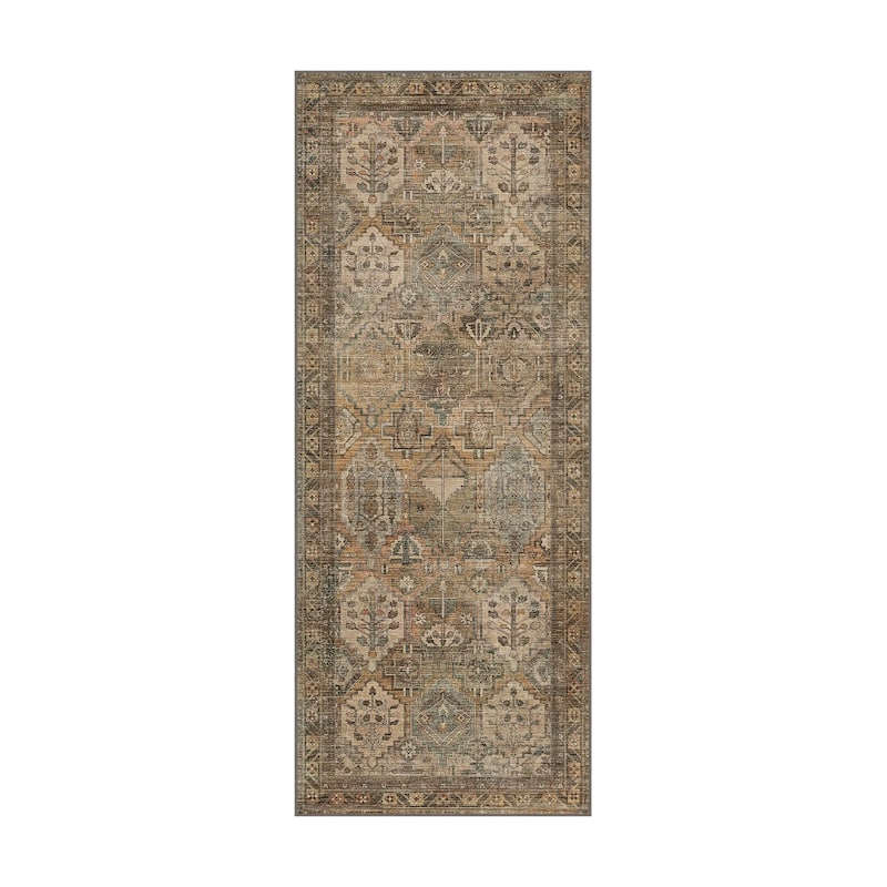 Mcow EverEase Collection Low Pile Machine Washable Non-Slip Area Rug