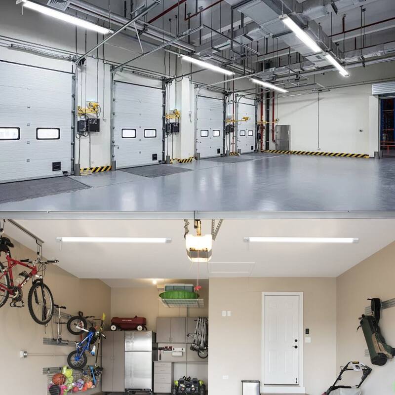 4 Pack 4FT LED Shop Light, Linkable Utility Shop Lights, 42W, 5000K Daylight White Shop Light for Garages, Workshops