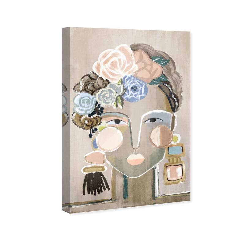 Wynwood Studio Canvas Floral and Botanical Floral Georgette Pink and Light Pink Modern & Contemporary Wall Art Canvas Print