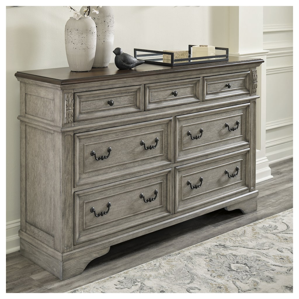 Ashley Furniture Lodenbay Gray & Brown Dresser