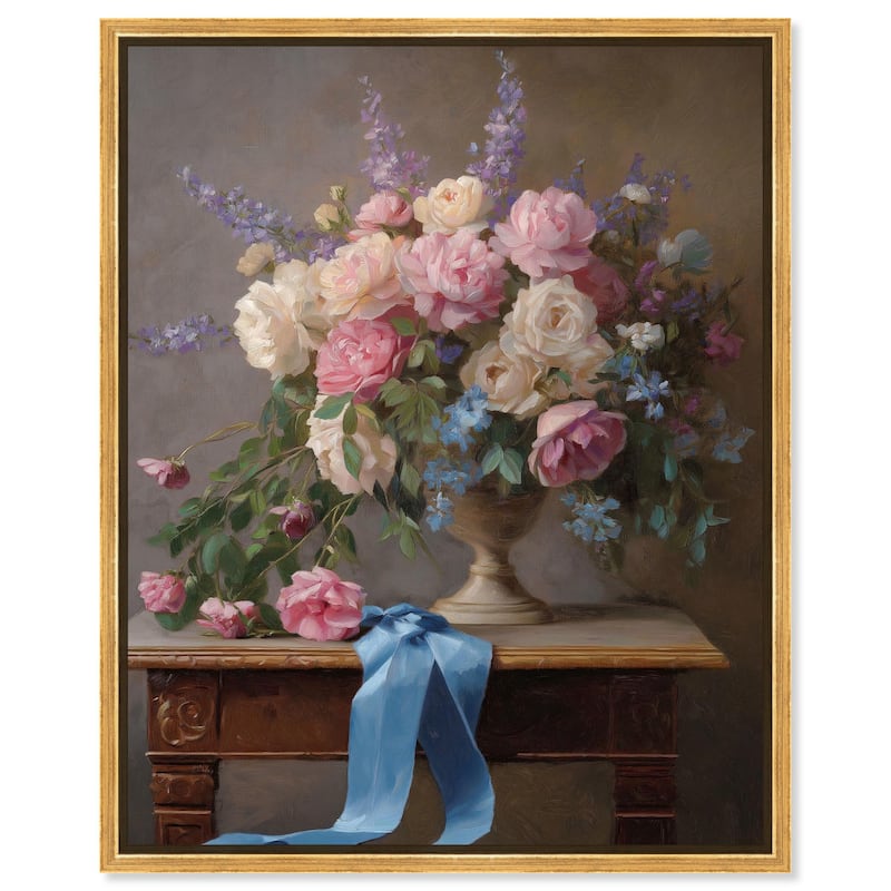 Bloom's Abundance Canvas by Art Remedy - Gold - 24" x 30"
