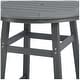 preview thumbnail 113 of 111, Polytrends Laguna Hdpe All Weather Outdoor Patio 35" Round Bar Table