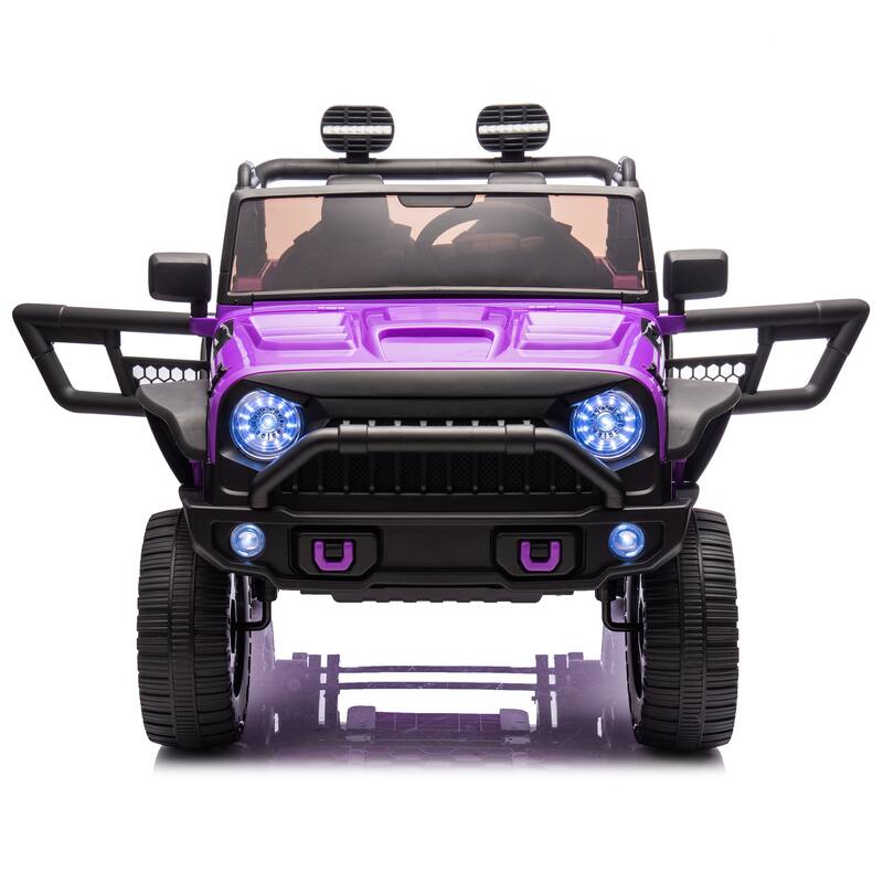 24V Ride-On Truck for Kids with Dual 200W Motors, Remote Control, Bluetooth & LED Lights