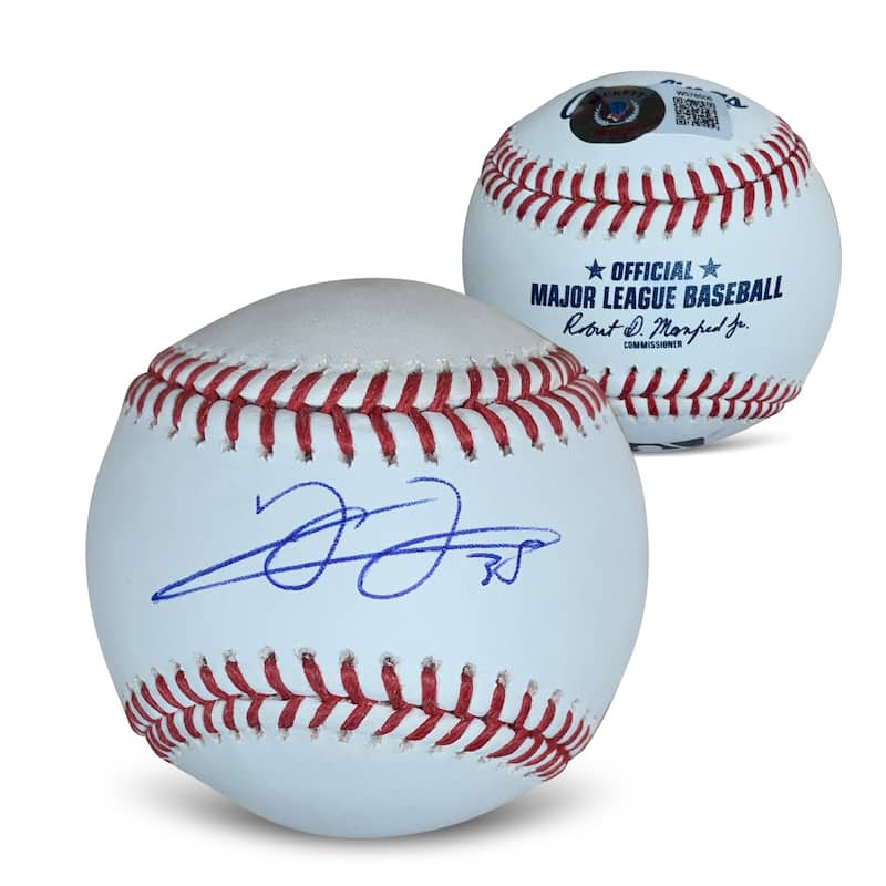 Frank Thomas Autographed MLB Signed Baseball Beckett COA With UV Display Case - 8'6" x 11'6"